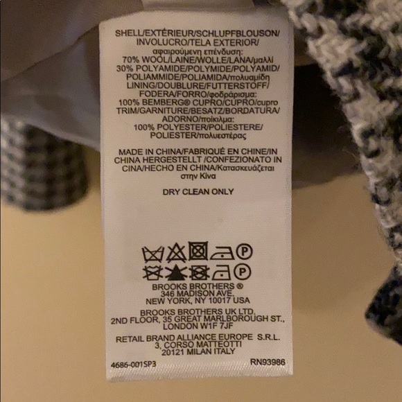 Brooks Brothers Houndstooth Blazer - Picture 7 of 8